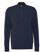 Men's Barbour Waterbury Half Zip Sweater - Navy