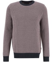 Men's Barbour Wells Crew Neck Sweater - Navy