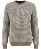 Men's Barbour Wells Crew Neck Sweater - Washed Stone