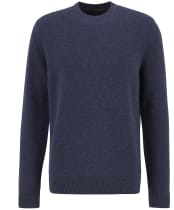Men's Barbour Covent Crew Neck Jumper - Navy Marl