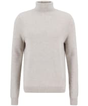 Men's Barbour Hector Roll Neck Jumper - Mist Marl