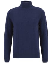 Men's Barbour Hector Roll Neck Jumper - Navy Marl