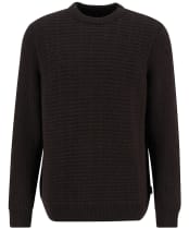Men's Barbour Cleveland Crew Neck Sweater - Dark Oak