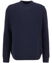 Men's Barbour Cleveland Crew Neck Sweater - Navy