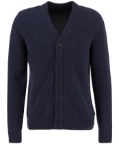 Men's Barbour Mainland Knitted Cardigan - Navy