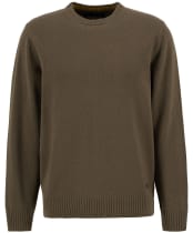 Men's Barbour Kelson Crew Neck Sweater - Olive