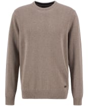 Men's Barbour Kelson Crew Neck Sweater - Stone