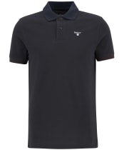 Men's Barbour Sports Polo Mix Shirt - Dark Oak