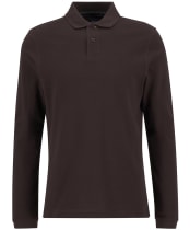 Men’s Barbour L/S Sports Polo Shirt - Dark Oak
