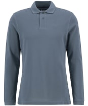 Men’s Barbour L/S Sports Polo Shirt - Bluestone