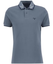 Men's Barbour Brodie Tailored Polo Shirt - Bluestone