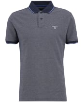 Men's Barbour Hanswell Tailored Polo Shirt - Navy