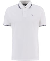 Men's Barbour Fielding Tailored Polo Shirt - White