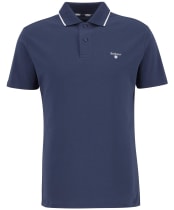 Men's Barbour Hackney Tailored Polo Shirt - Navy