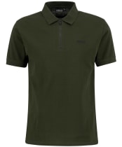Men's Barbour International Alfred Jacquard Stripe Polo Shirt - Sage