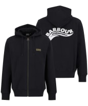 Men's Barbour International Donnington Hoodie - Black