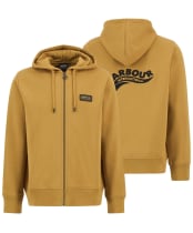 Men's Barbour International Donnington Hoodie - Shaded Mustard