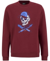 Men's Barbour International Morgan Sweatshirt - Wine
