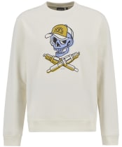 Men's Barbour International Morgan Sweatshirt - Whisper White