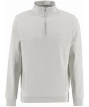 Men's Barbour Lambeth Interlock Half Zip Sweatshirt - Mist