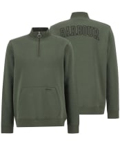 Men's Barbour Cragwell Relaxed Half Zip Sweatshirt - Thyme