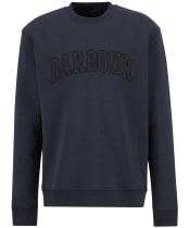 Men's Barbour Cragwell Relaxed Crew Neck Sweatshirt - Dark Navy