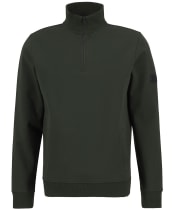 Men's Barbour International Ilford Interlock Funnel Neck Sweatshirt - Sage
