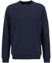 Men's Barbour International Grip Crew Neck Sweatshirt - Navy