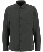 Men's Barbour Washed Overshirt - Forest