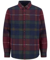 Men's Barbour Chapter Tailored Check Overshirt - Winterberry Tartan