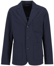 Men's Barbour Bayview Herringbone Overshirt - Navy