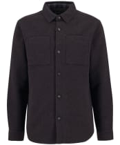 Men's Barbour Marlow Tailored Wool Blend Overshirt - Dark Oak