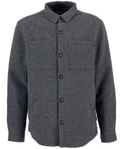 Men's Barbour Marlow Tailored Wool Blend Overshirt - Dark Grey Marl