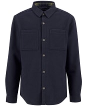 Men's Barbour Marlow Tailored Wool Blend Overshirt - Navy Marl