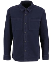 Men's Barbour Regular Moleskin Overshirt - Navy
