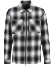 Men's Barbour International Carlisle Ombre Overshirt - Black