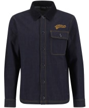 Men's Barbour International Pitstop Denim Overshirt - Raw