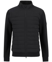 Men's Barbour International Collins Baffle Quilted Sweatshirt - Black