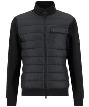 Men's Barbour International Heysham Quilted Sweatshirt - Black