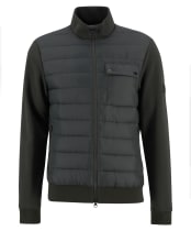 Men's Barbour International Heysham Quilted Sweatshirt - Sage