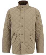 Men's Barbour Shoveler Quilted Jacket - Military Brown