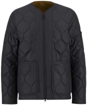 Men's Barbour Re-Engineered Utility Liddesdale Quilted Jacket - Black
