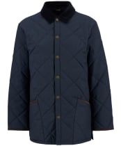 Men's Barbour Winter Country Liddesdale Quilted Jacket - Navy
