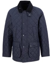 Men's Barbour Essential Bedale Quilted Jacket - Navy