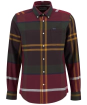 Men’s Barbour Dunoon Tailored Shirt - Winterberry Tartan