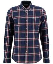 Men’s Barbour Crossfell Tailored Shirt - Inky Blue