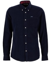 Men’s Barbour Ramsey Tailored Shirt - Navy / Red