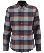 Men’s Barbour Portdown Tailored Shirt - Light Grey Marl