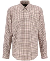 Men’s Barbour Henderson Thermo Weave Shirt - Fired Brick