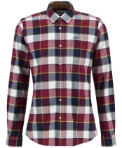 Men’s Barbour Valley Tailored Shirt - Red